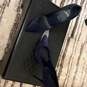 Kate Suede Red Bottom Classic Pumps